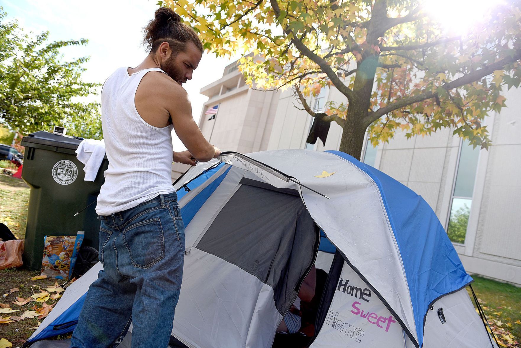court camping